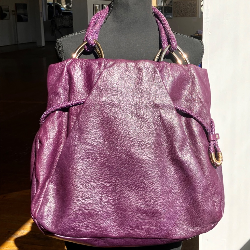 Elliot Lucca purple leather bag - Picture 2 of 10